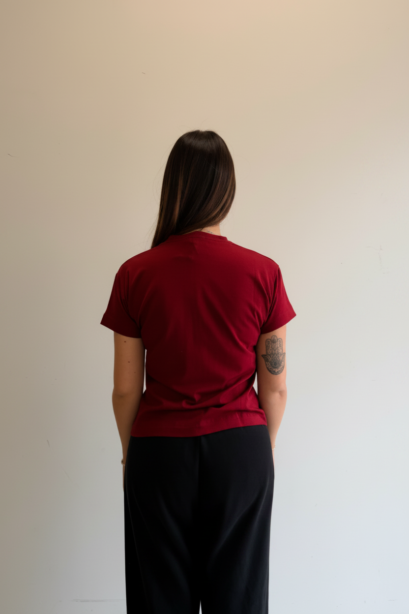 Maidamila | T-shirt Basic cotone | Red