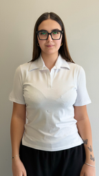 Maidamila | Polo Cotone | White