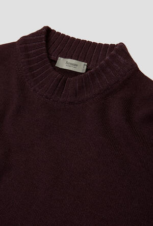 Ferrante | Mezzo Collo in Lana Merino Extrafine Red | Uomo