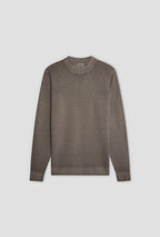 Ferrante | Mezzo Collo in Lana Merino Extrafine Brown | Uomo