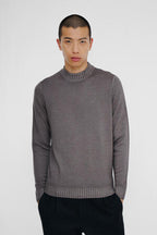 Ferrante | Mezzo Collo in Lana Merino Extrafine Brown | Uomo