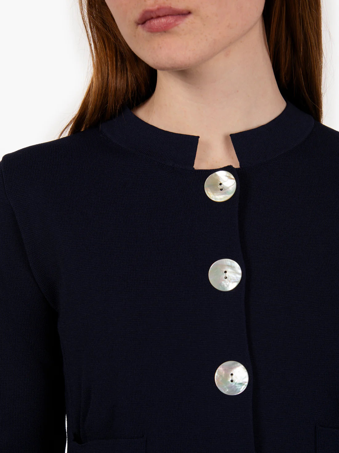 Maidamila - Cardigan Bottoni Madreperla