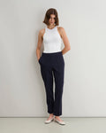 Maidamila | Pantalone con Risvolto in Viscosa | Pantalone Donna
