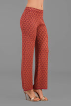 Maidamila - Pantalone Rosa Geometrico