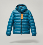 Save The Duck | Florian Giacca Uomo Blue Petrolio Animal Free
